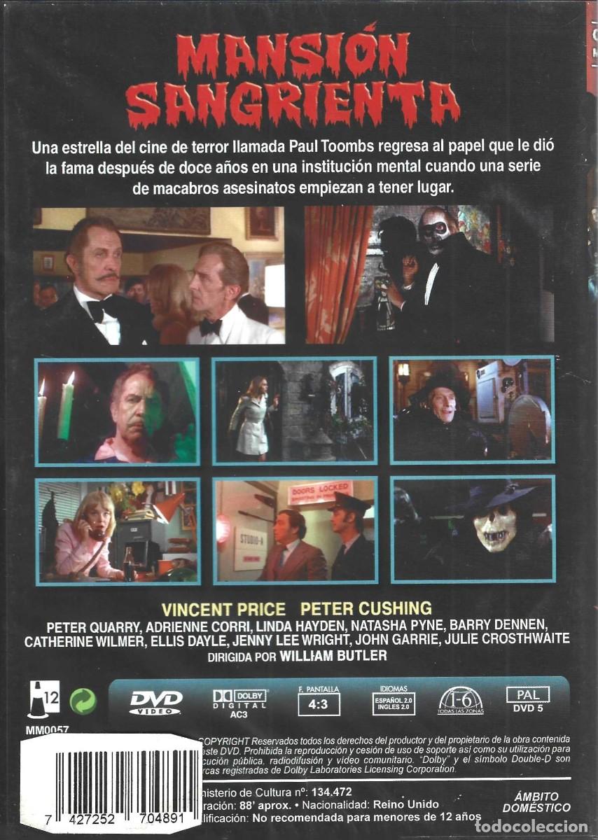 Cine: MANSI&Oacute;N SANGRIENTA PETER CUSHING (PRECINTADO) - Foto 2