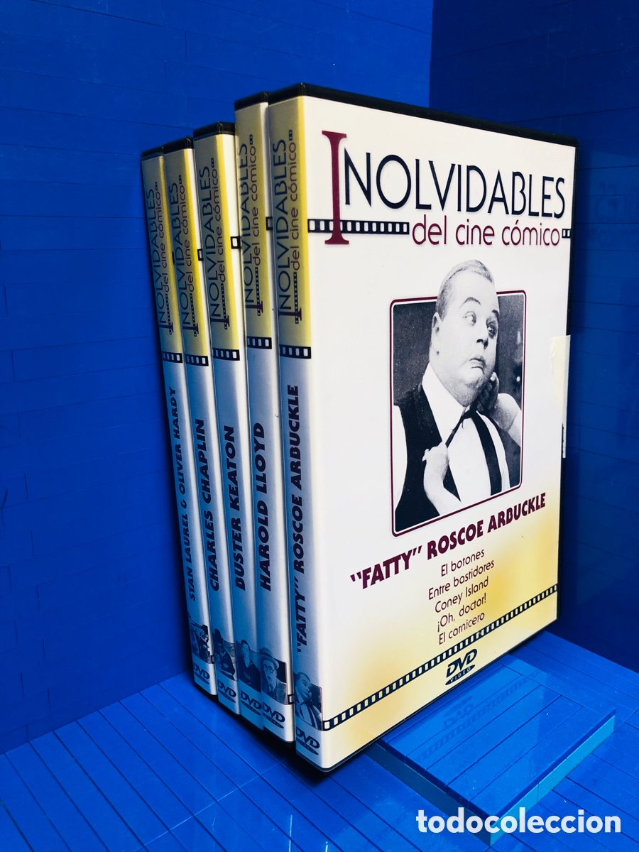 Cine: LOTE DE 5 DVDS INOLVIDABLES CINE C&Oacute;MICO - VER DESCRIPCION.
