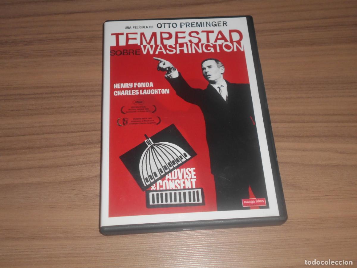 Cine: TEMPESTAD SOBRE WASHINGTON DVD de OTTO PREMINGER Henry Fonda COMO NUEVA
