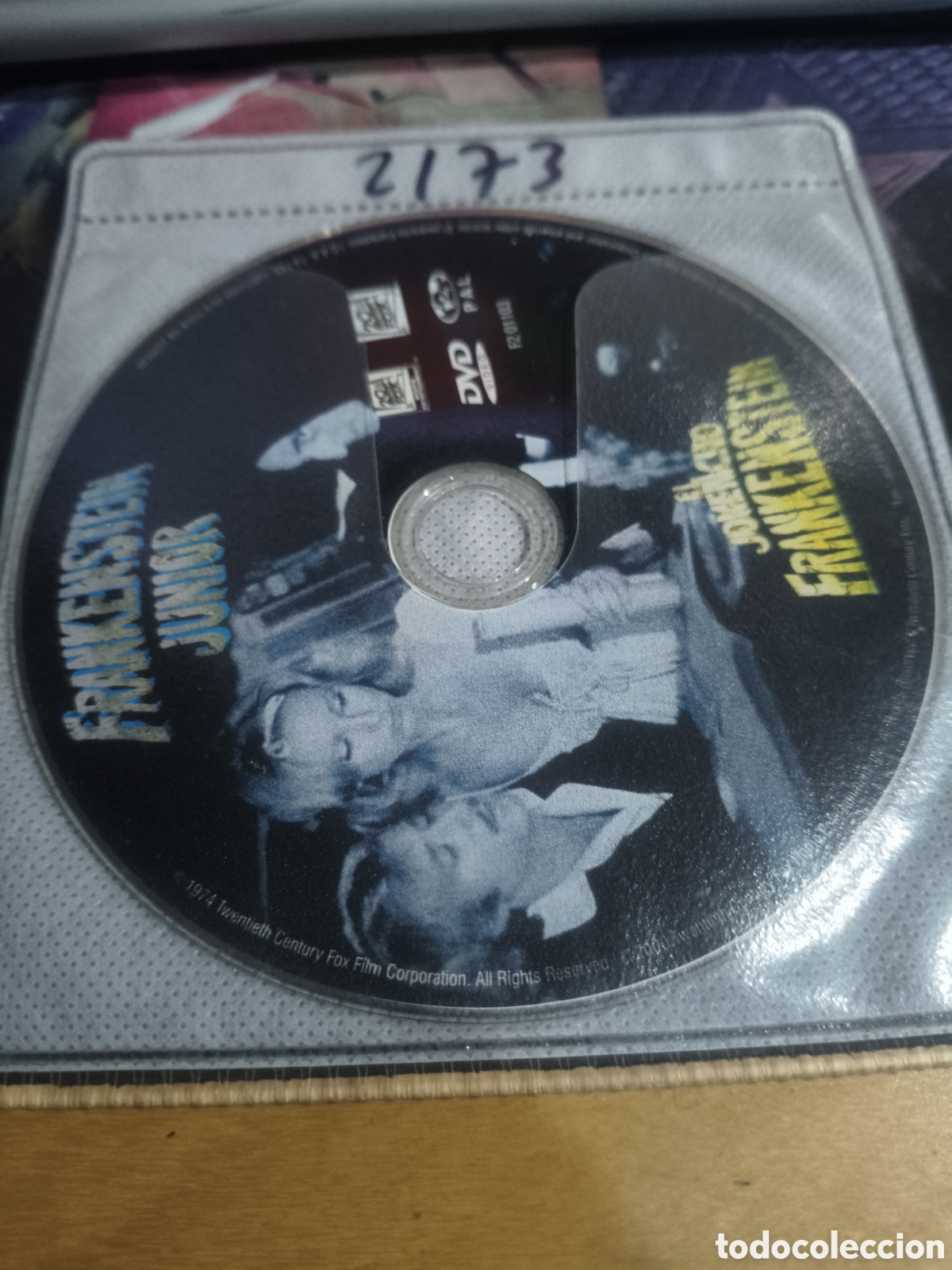 Cine: El jovencito Frankenstein DVD -2173 (disco solo)