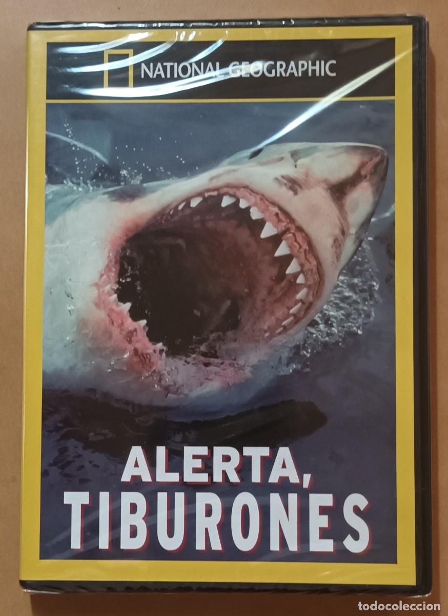 Cine: DVD - ALERTA, TIBURONES - NATIONAL GEOGRAPHIC ** PRECINTADO