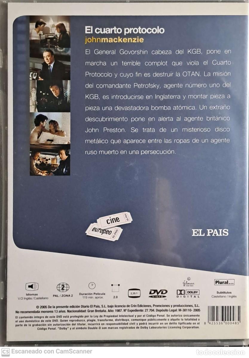 Cine: El cuarto protocolo DVD - Foto 2