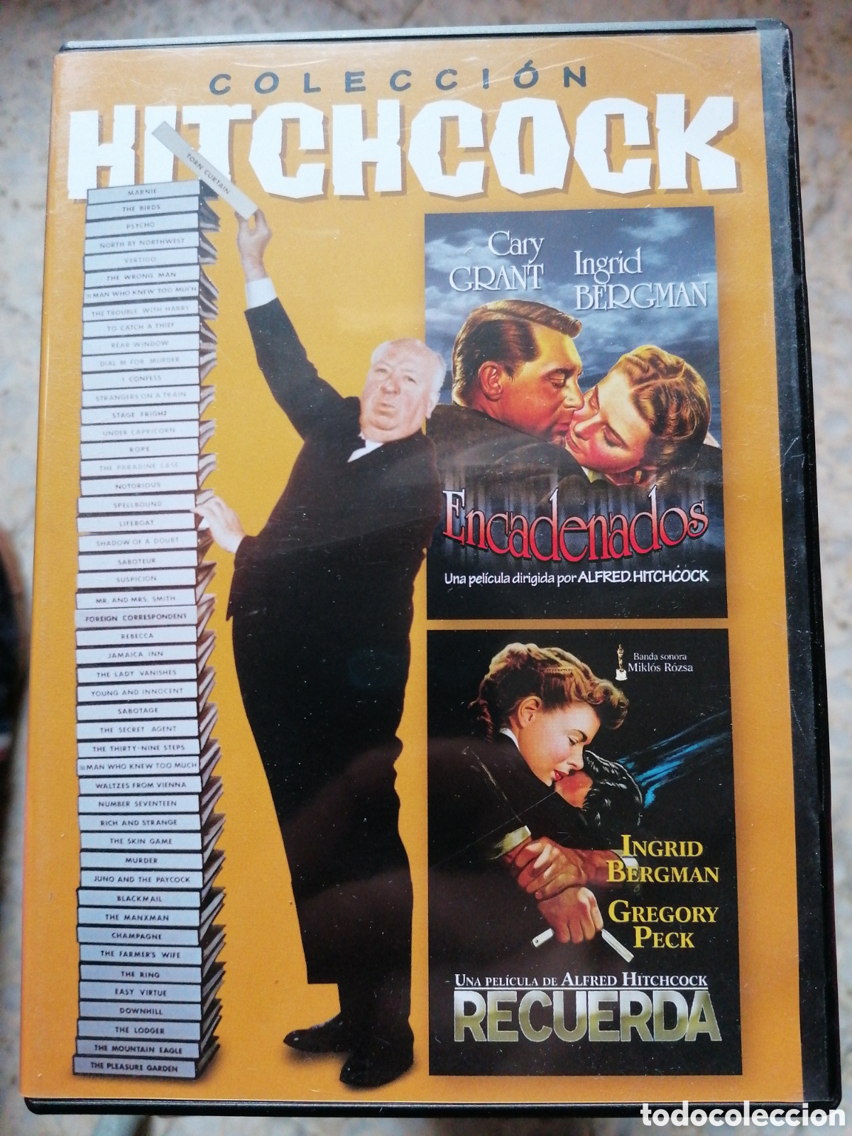 Cine: DVD ENCADENADOS RECUERDA ALFRED HITCHCOCK