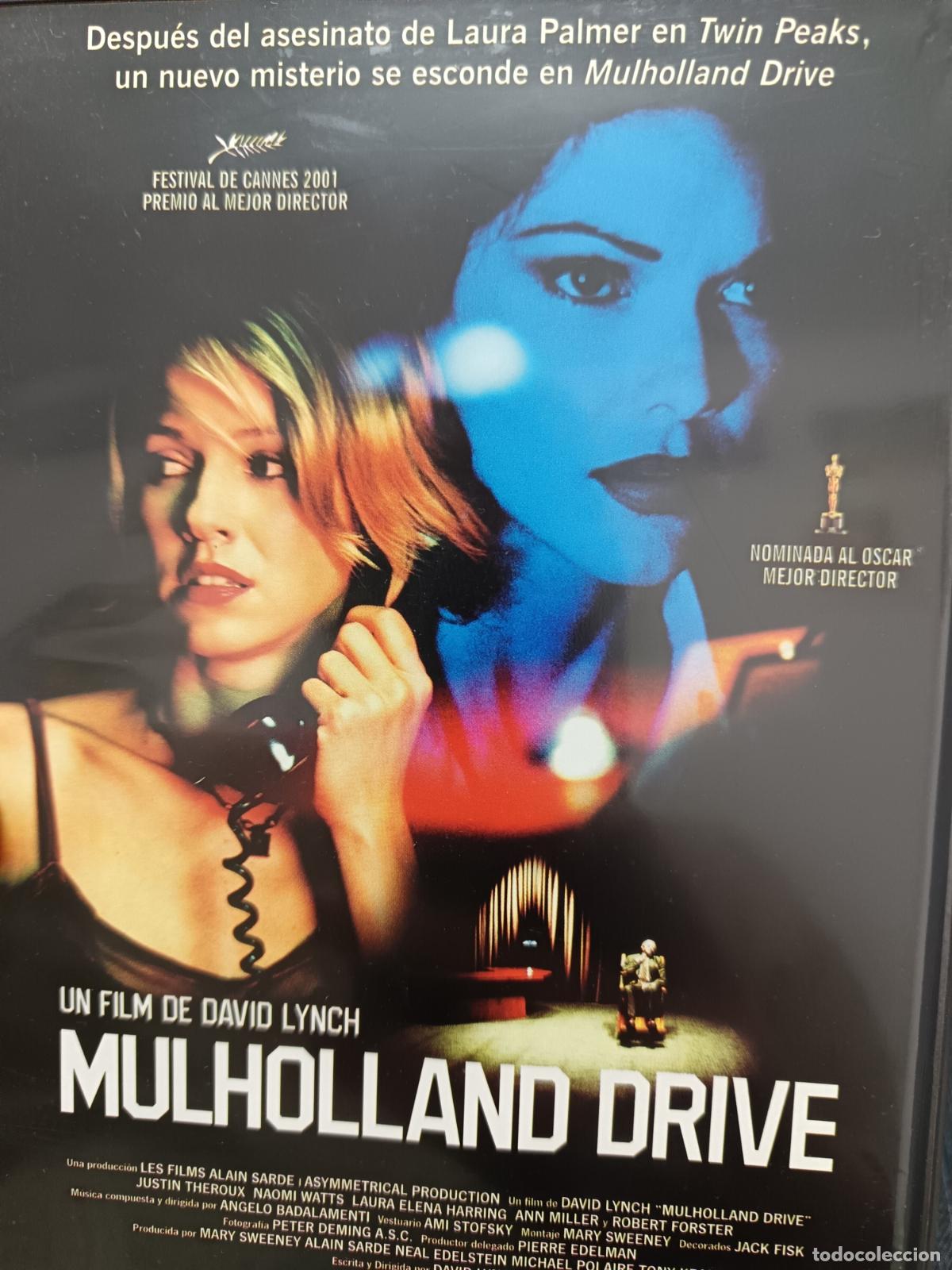 Cine: MULHOLLAND DRIVE de DAVID LYNCH con Naomi Watts, Justin Theroux... DVD