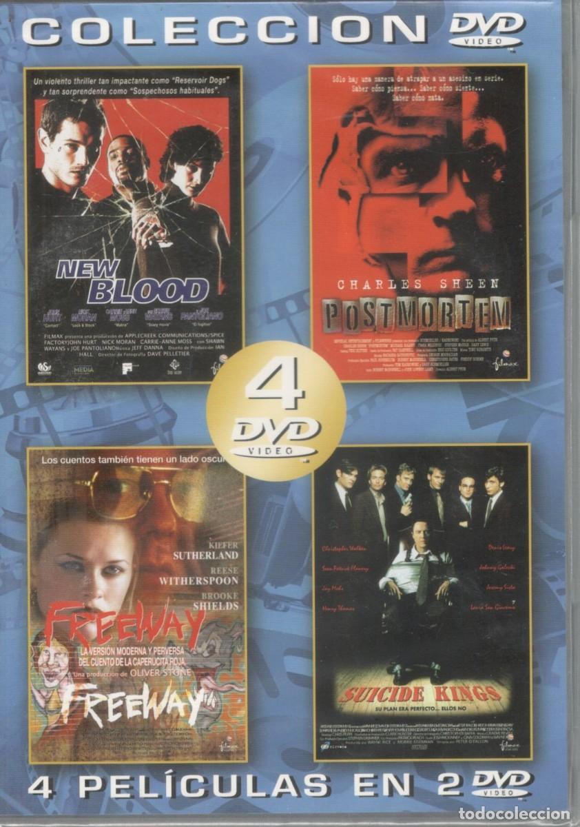 Cin&eacute;ma: PACK 4 PELICULAS EN 2 DVD - NEW BLOOD + POSTMORTEM + FREEWAY + SUICIDE KINGS