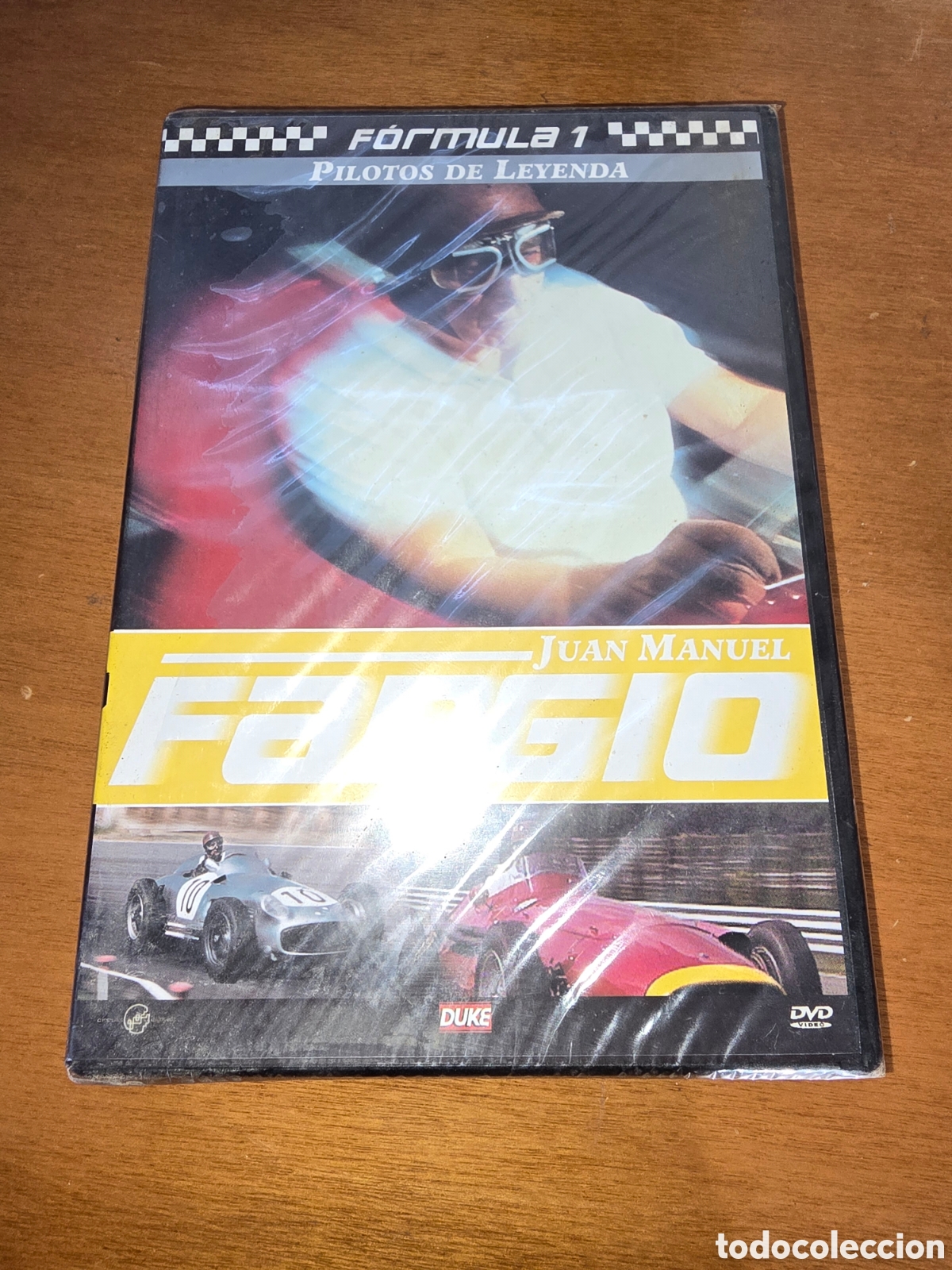 Cine: DVD Juan Manuel Fangio F&oacute;rmula 1 pilotos de leyenda nuevo precintado