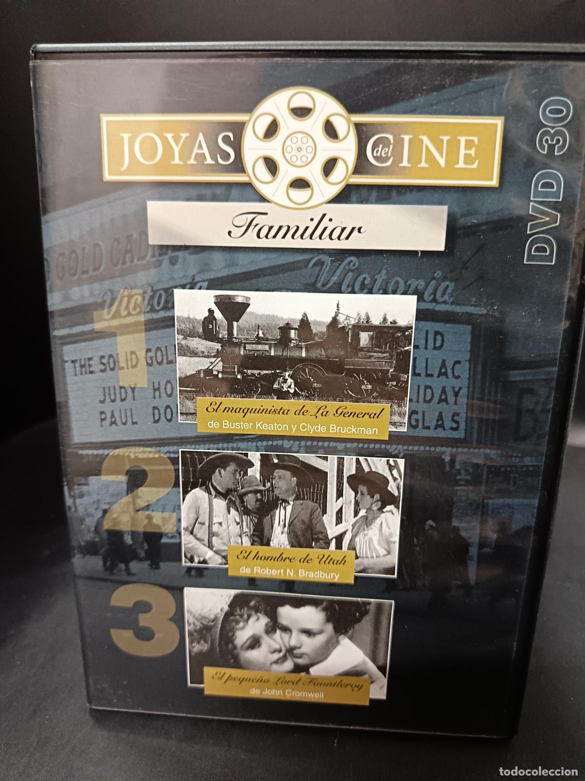 Cinema: EL MAQUINISTA DE LA GENERAL, PEQUE&Ntilde;O LORD FAUNTLEROY Y HOMBRE DE UTAH. DVD30 JOYAS DEL CINE FAMILIAR