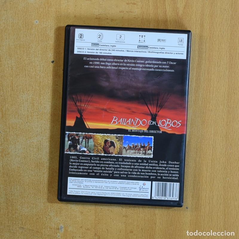 Cine: BAILANDO CON LOBOS - DVD - Foto 2