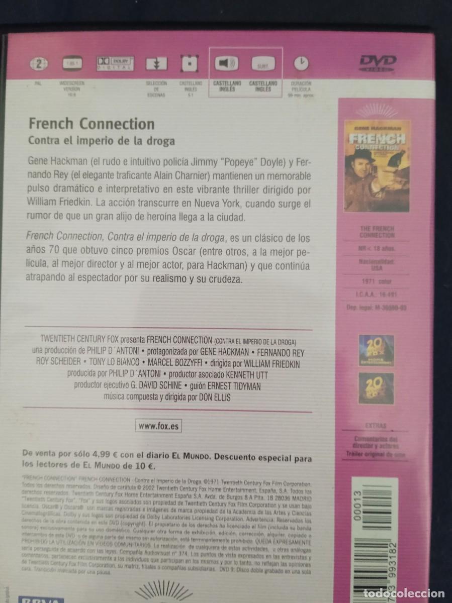 Cine: FRENCH CONNECTION. GENE HACKMAN. DVD - Foto 3