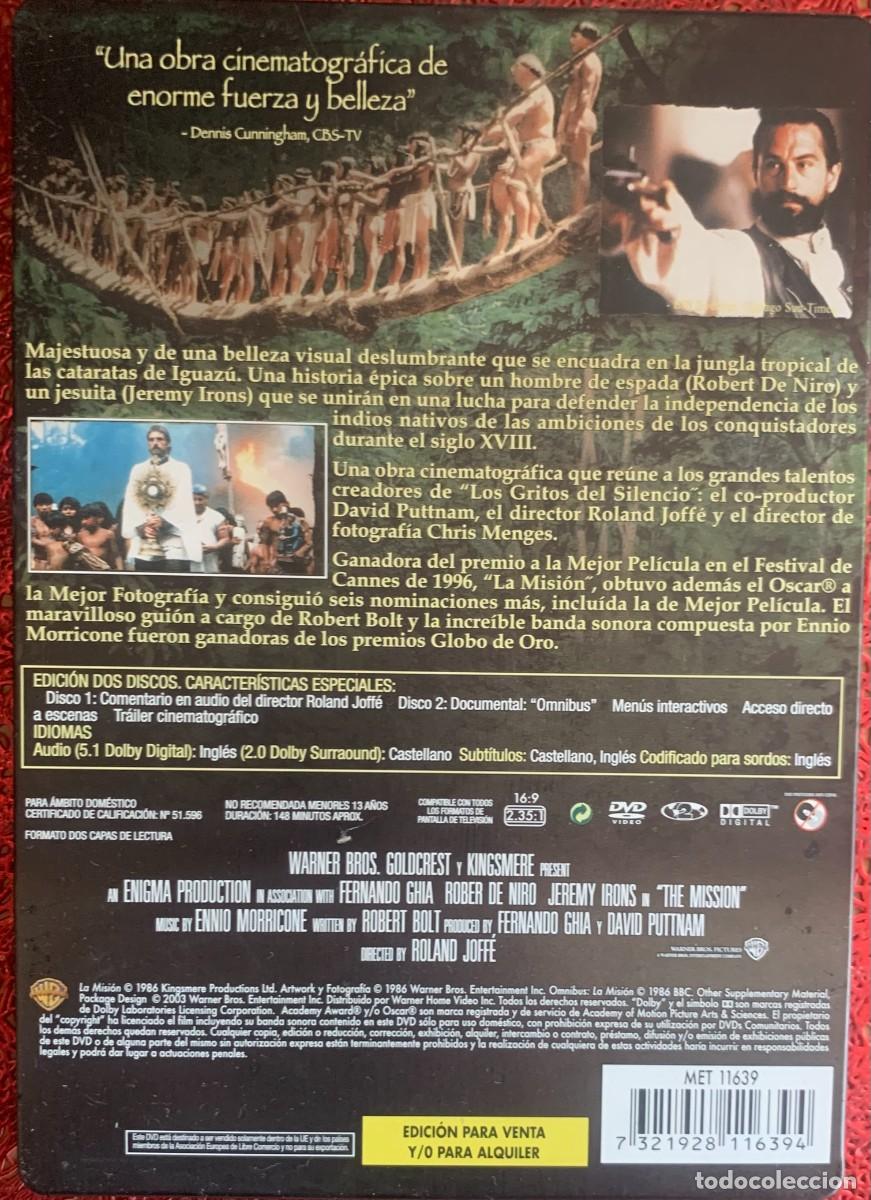 Cine: LA MISION - EDICION MET&Aacute;LICA LIMITADA - Foto 2