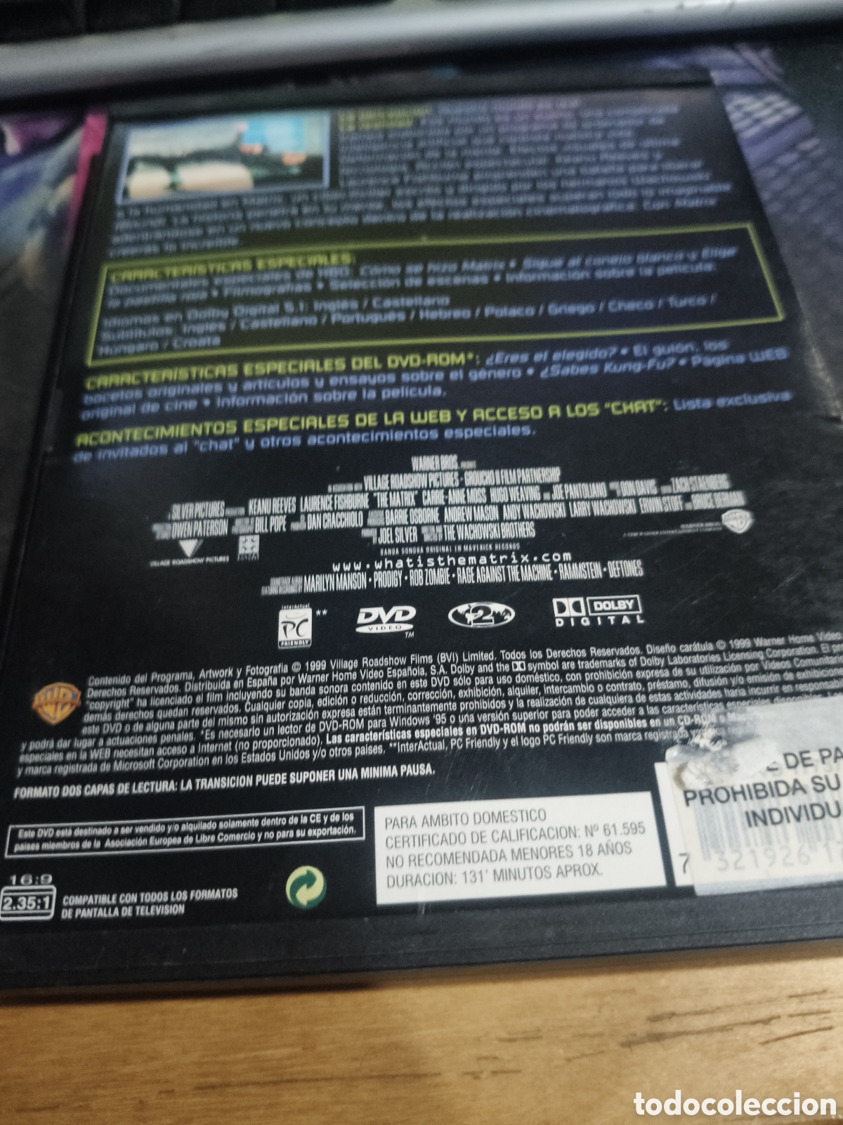 Cine: Matrix DVD ------ 300 - Foto 2