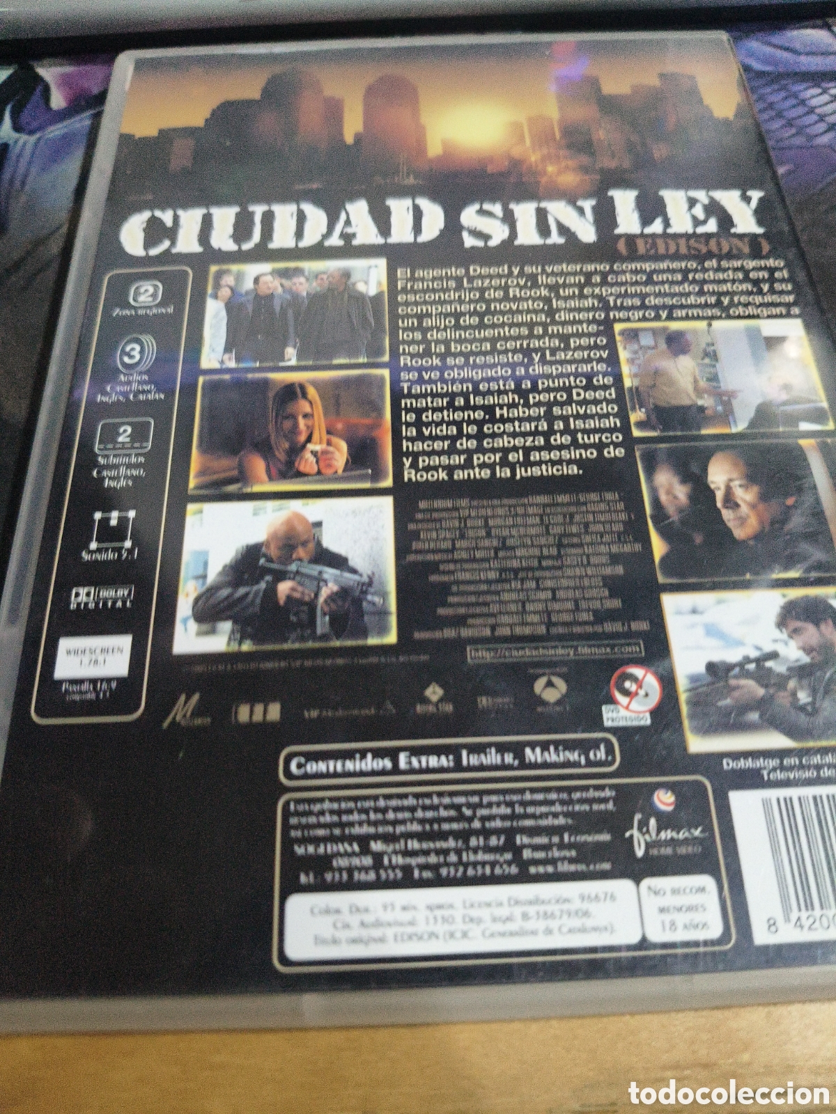 Cine: Ciudad sin ley DVD -300 - Foto 2