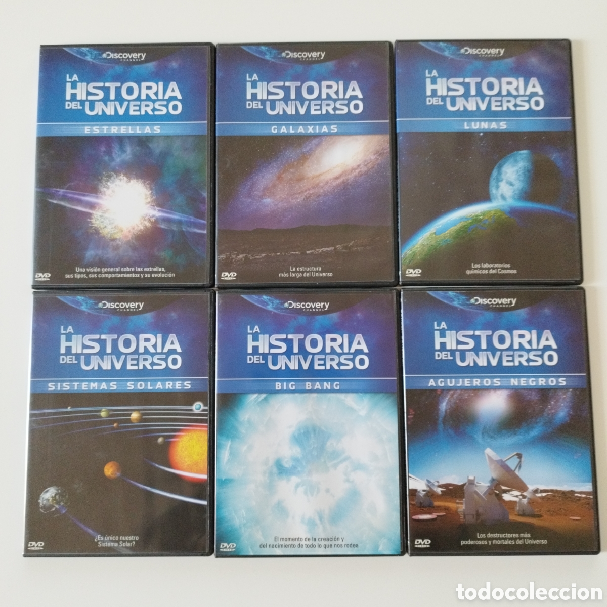 Cine: LOTE 6 DVD / LA HISTORIA DEL UNIVERSO / DISCOVERY CHANNEL