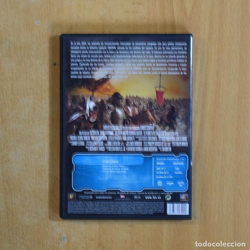 Cine: EL PLANETA DE LOS SIMIOS - DVD - Foto 2
