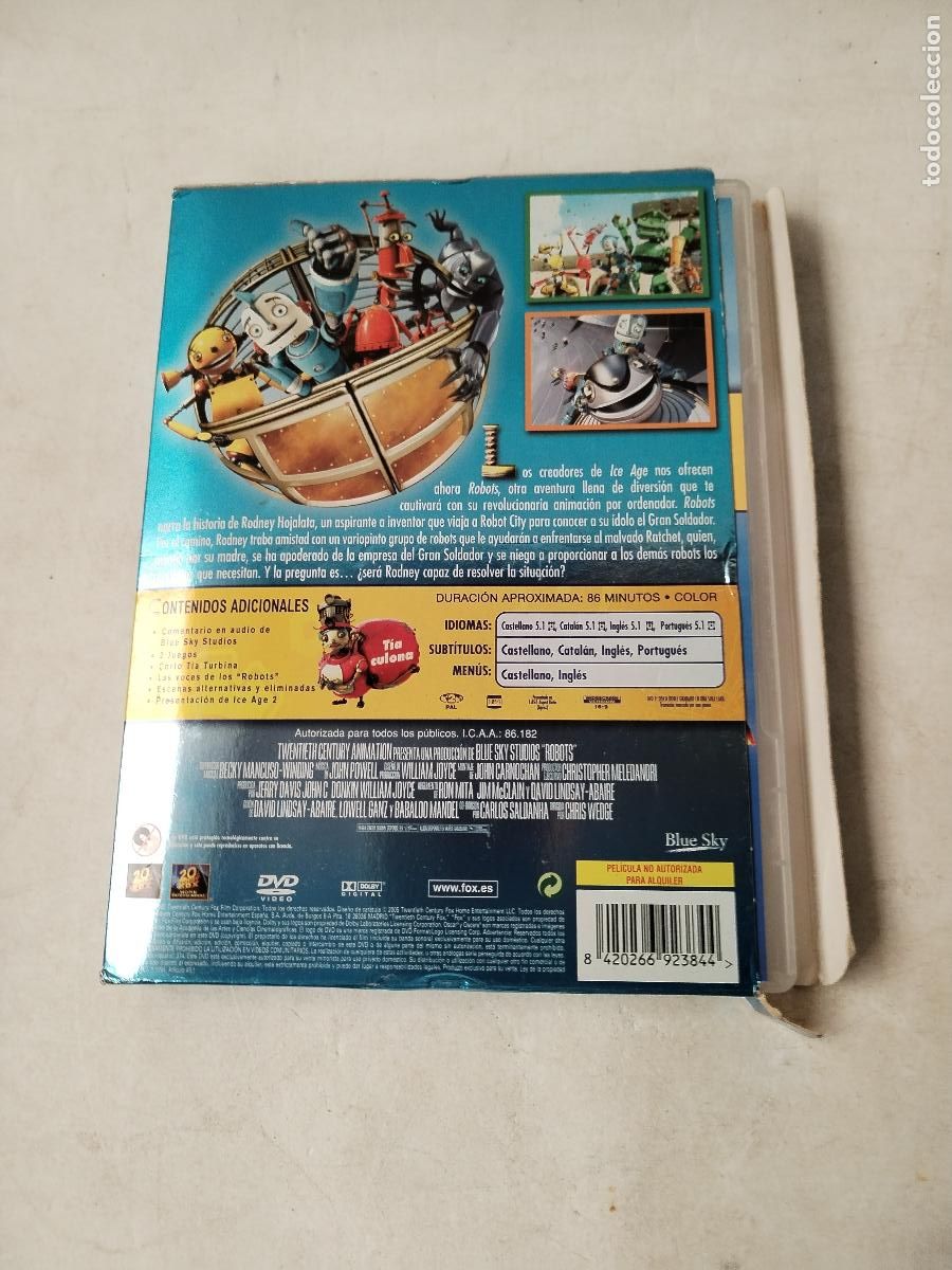 Cine: robots - con funda original - DVD - C150 - Foto 4