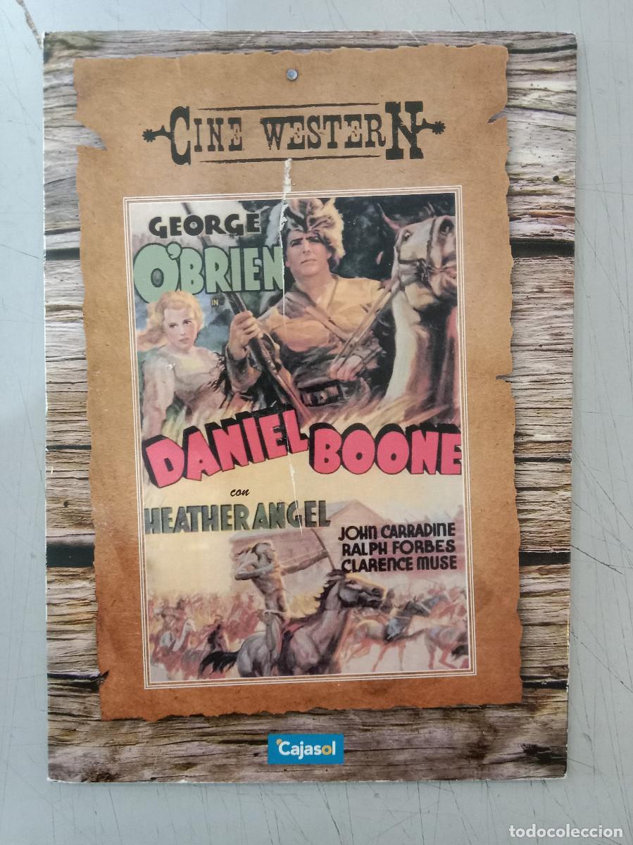 Cine: Daniel Boone - Pel&iacute;cula DVD - Caratula Cart&oacute;n - Oeste. (A)