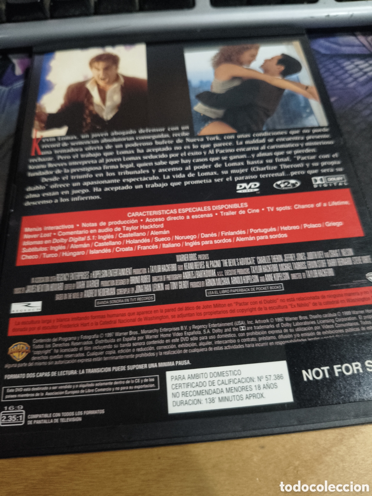 Cine: Pactar con el diablo DVD - Foto 2