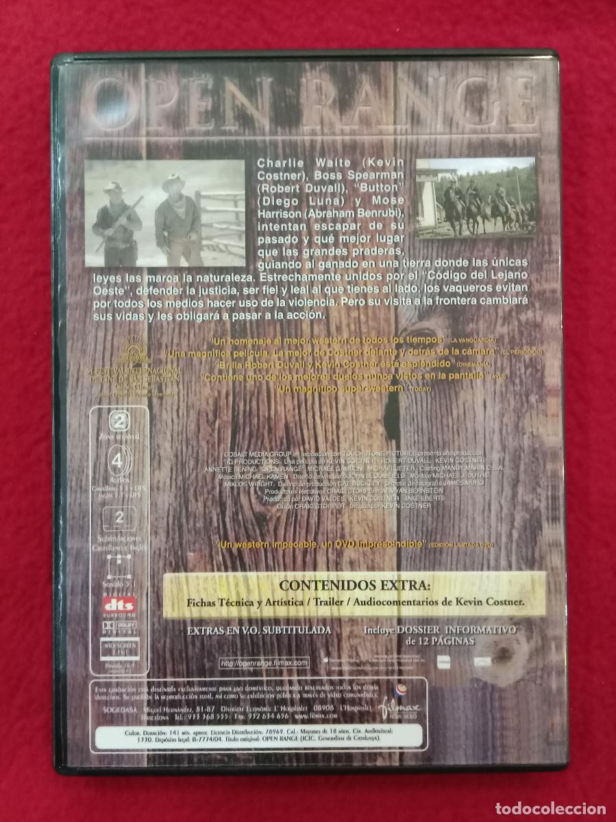 Cine: OPEN RANGE - Pel&iacute;cula DVD - Oeste. - Foto 2