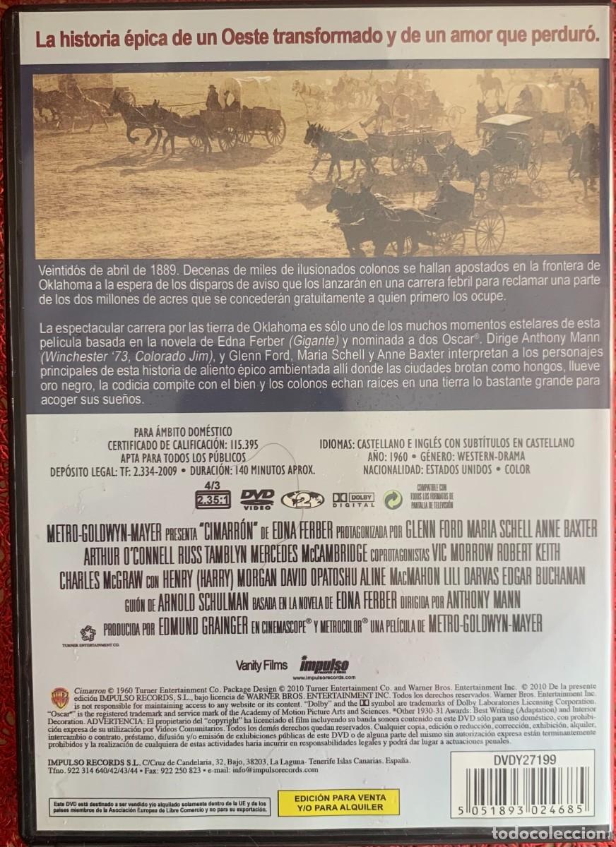 Cine: CIMARRON (Anthony Mann, 1960) - Foto 2
