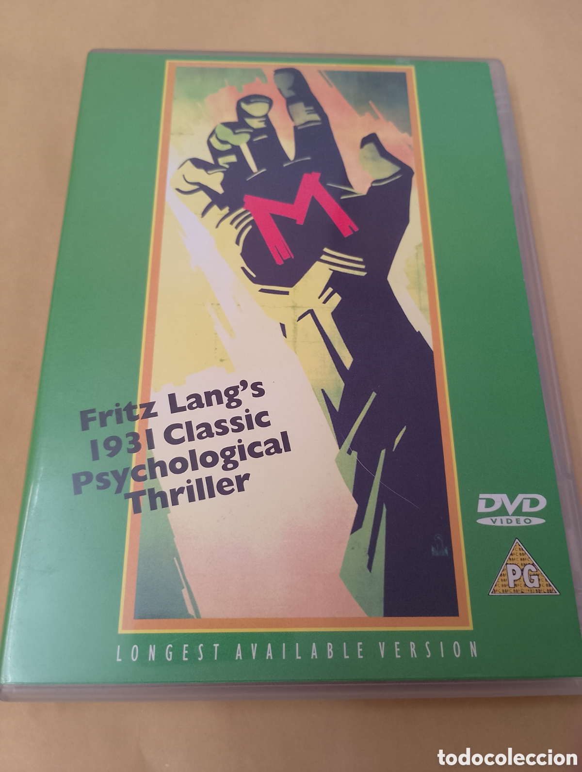 Cine: Dvd. M. Fritz Lang. Edici&oacute;n UK. Alem&aacute;n con subst en ingles. Probablemente la mejor edici&oacute;n.
