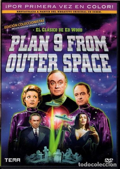 Cinema: PLAN 9 FROM OUTER SPACE DVD-(ED WOOD) POR PRIMERA VEZ EN COLOR ..UN VIAJE IRREPETIBLE AL ESPACIO