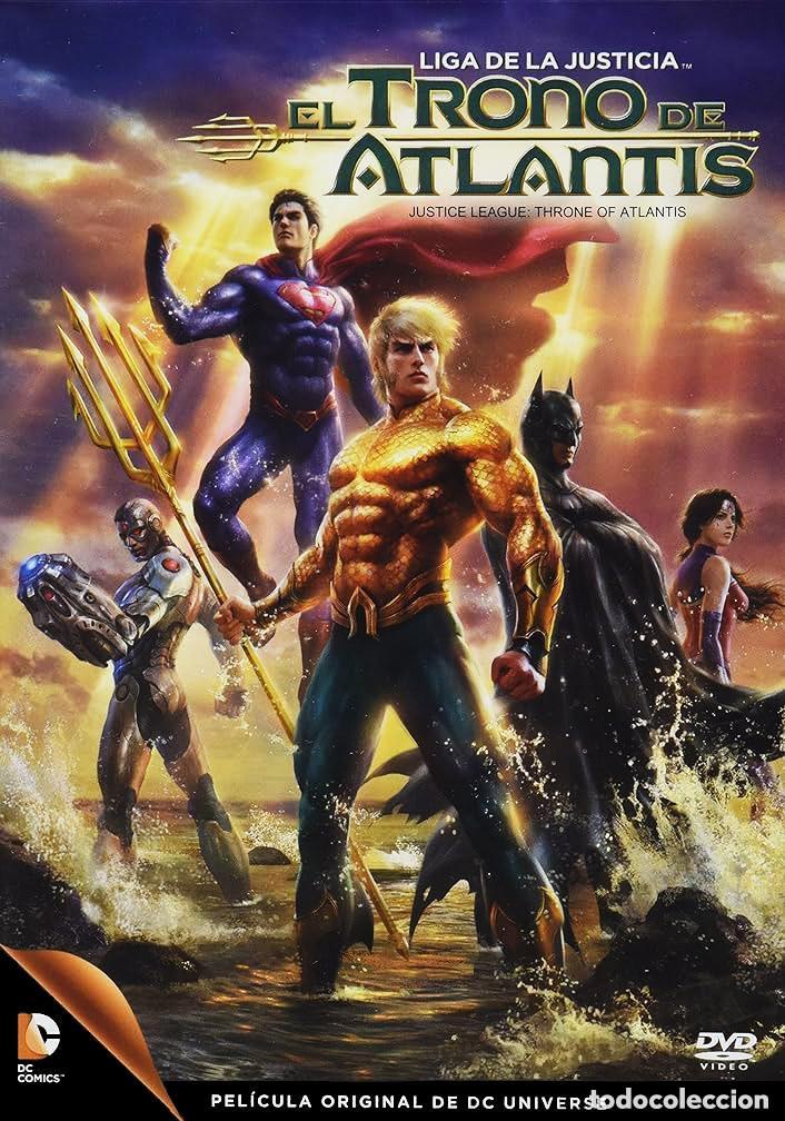 Cinema: TODO DC ANIMATED LA LIGA DE LA JUSTICIA EL TRONO DE ATLANTIS PEL&Iacute;CULA ORIGINAL DVD Oferta