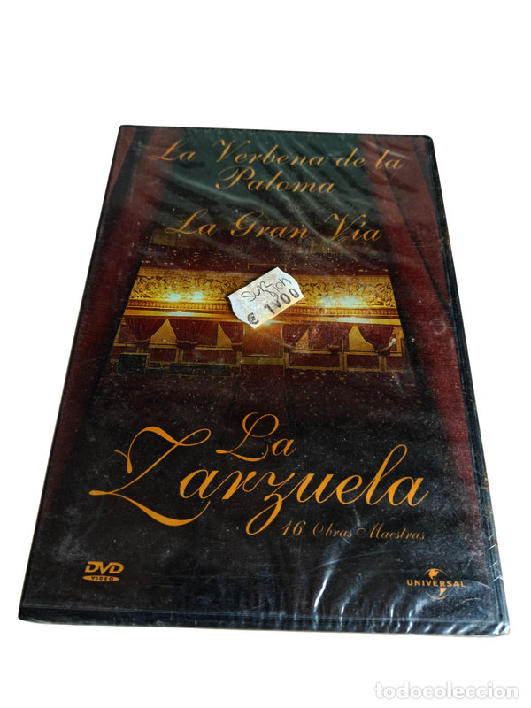 Cinema: S855 La zarzuela, la verbena de la paloma, la gran via DVD SEGUNDA MANO