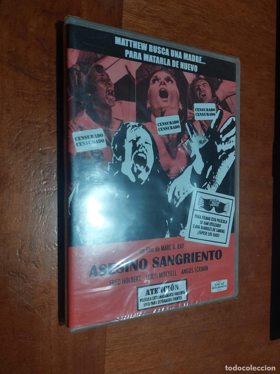 Cin&eacute;ma: ASESINO SANGRIENTO. MARC B. RAY. FRED HOLBERT. DVD PRECINTADO. SIN ABRIR.