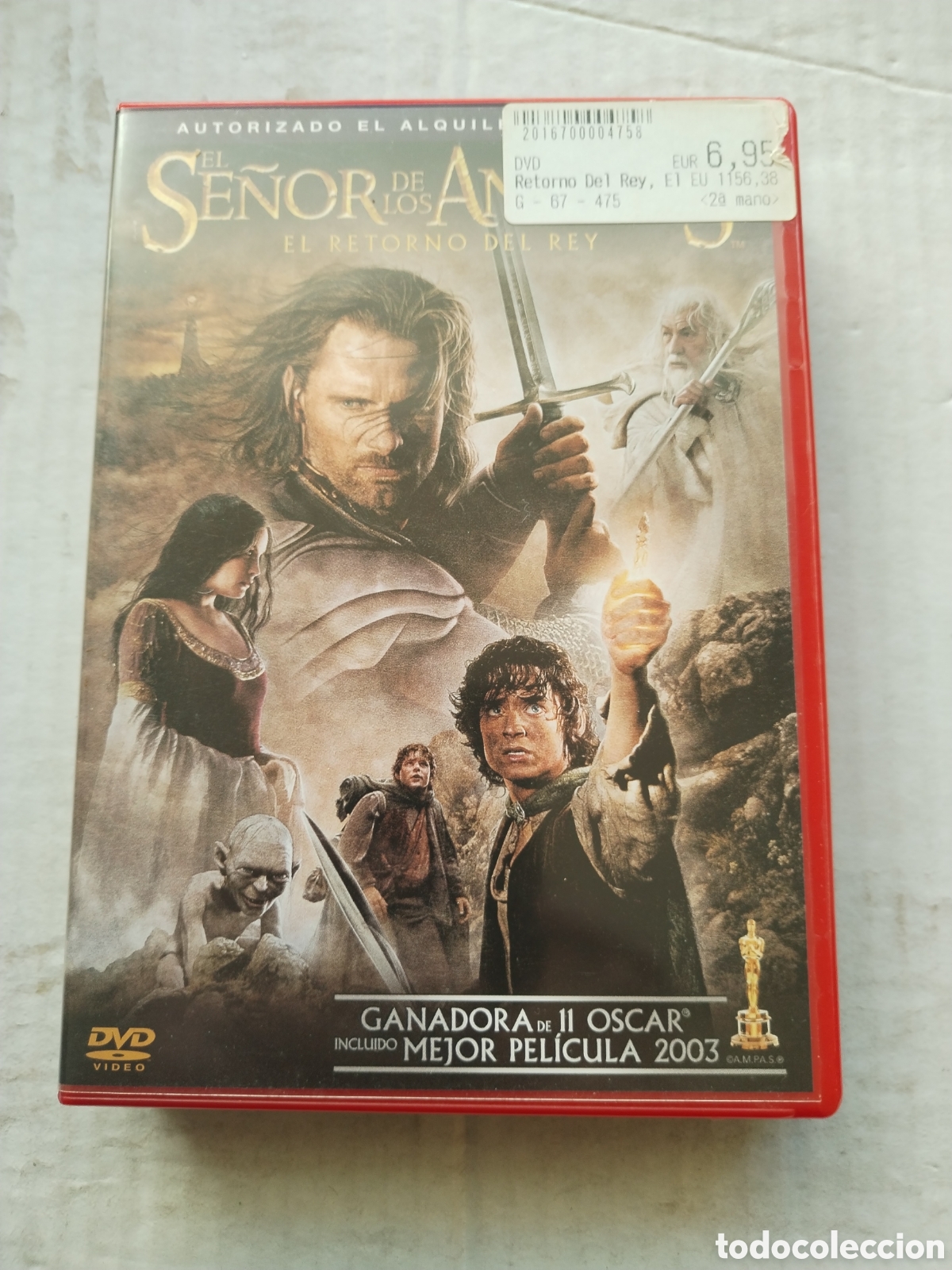 Cine: DVD EL SE&Ntilde;OR DE LOS ANILLOS - Foto 1