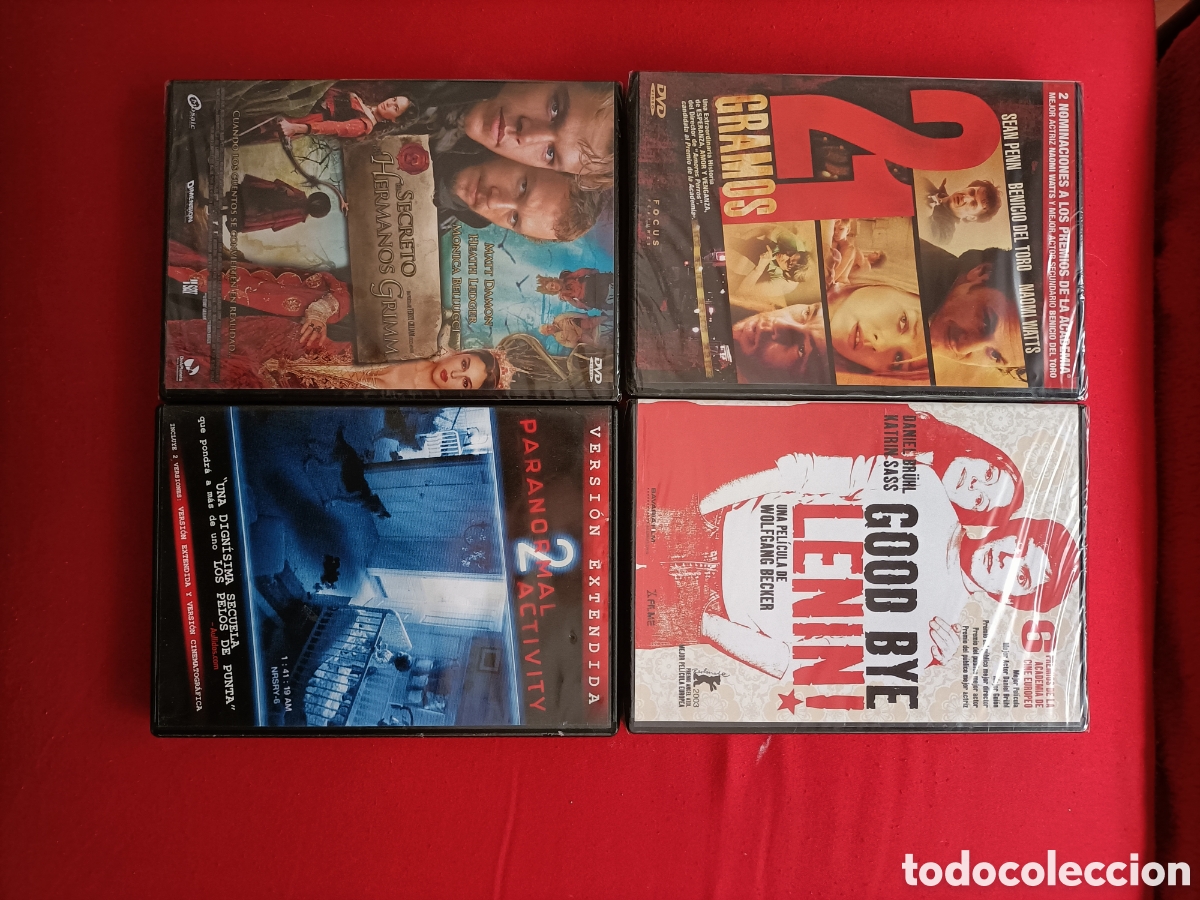 Cine: Lote 4 pel&iacute;culas DVD