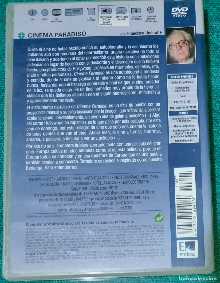 Cine: CINEMA PARADISO EN DVD - Foto 2