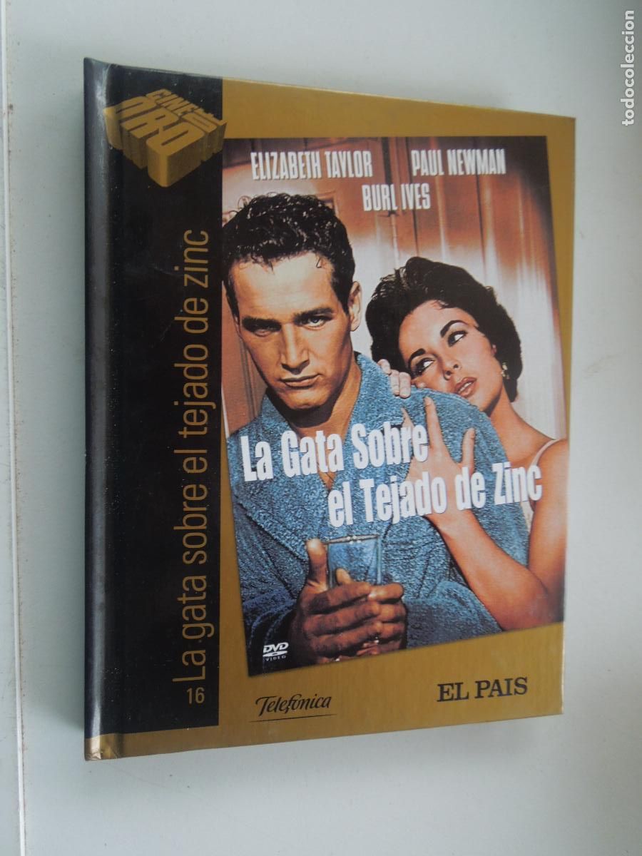 Kino: LA GATA SOBRE EL TEJADO DE ZINC - TAYLOR - DVD EDICION EL PAIS TAPAS DURAS CON LIBRETO MAS DE 60 PAG