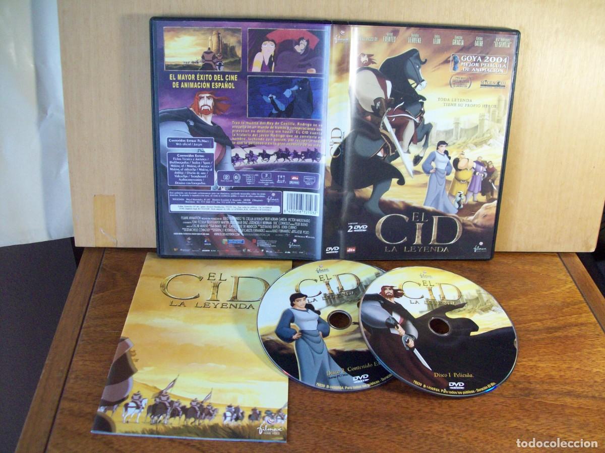 Cine: EL CID (LA LEYENDA) - DOBLE DVD DIBUJOS ANIMADOS GOYA 2004 MEJOR PELICULA DE ANIMACION
