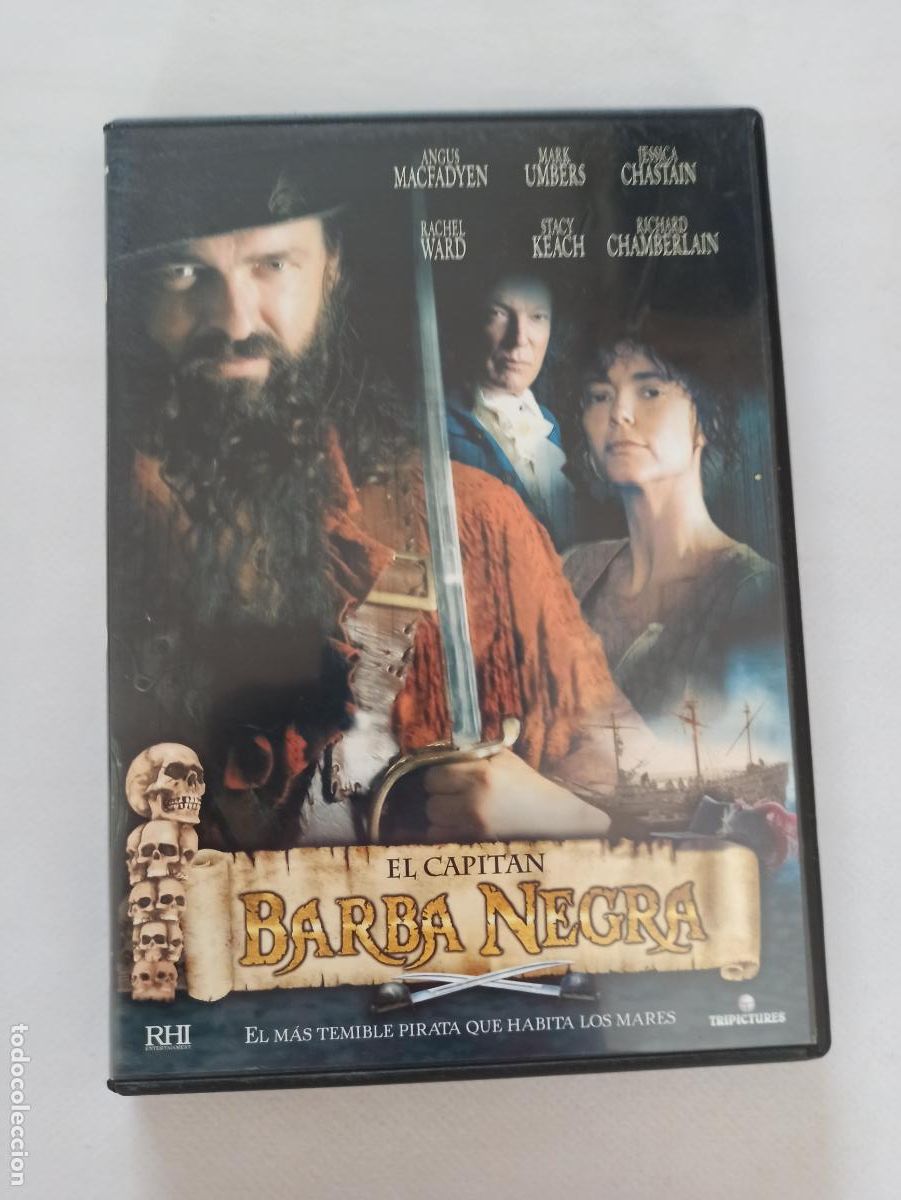 Cinema: DVD EL CAPITAN BARBA NEGRA - ANGUS MACFADYEN, MARK UMBERS (T6w)