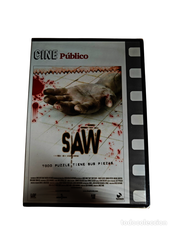 Kino: TF12 Saw DVD TAPA FINA PRECINTADO