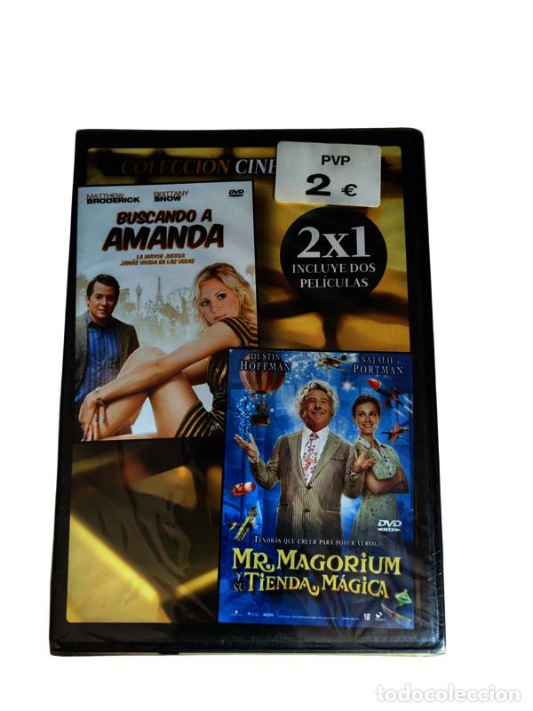 Cinema: TF13 Mr. Magorium y su tienda magica, Buscando a Amanda DVD TAPA FINA PRECINTADO