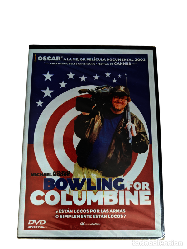Cinema: TF18 Bowling for columbine DVD TAPA FINA PRECINTADO