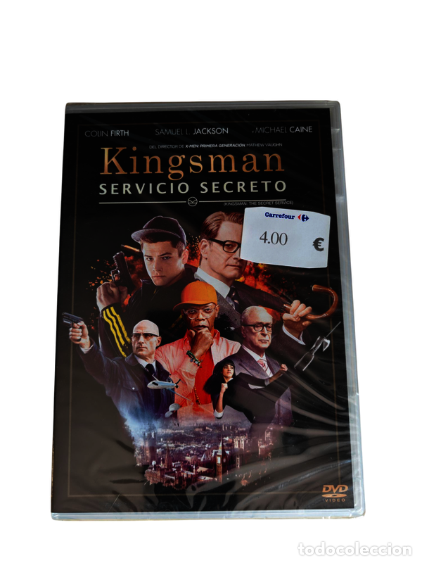 Cinema: TF17 Kingsman servicio secreto DVD TAPA FINA PRECINTADO