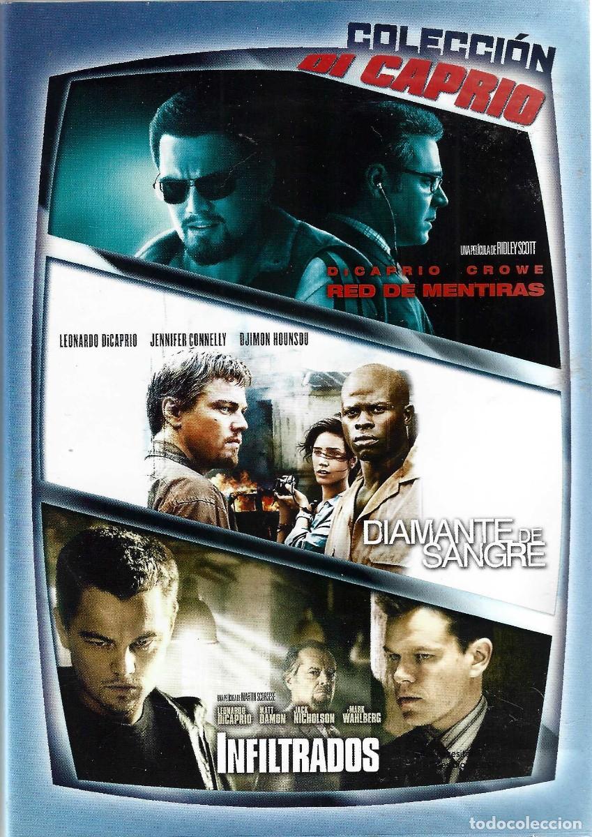 Cine: COLECCI&Oacute;N DI CAPRIO RED DE MENTIRAS/ DIAMANTE DE SANGRE/ INFILTRADOS (3 DVD)