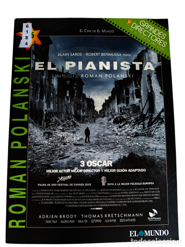 Cinema: CNT6184 El pianista DVD EDICION CARTON