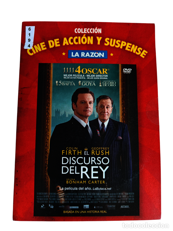 Cine: CNT6194 El discurso del rey DVD EDICION CARTON