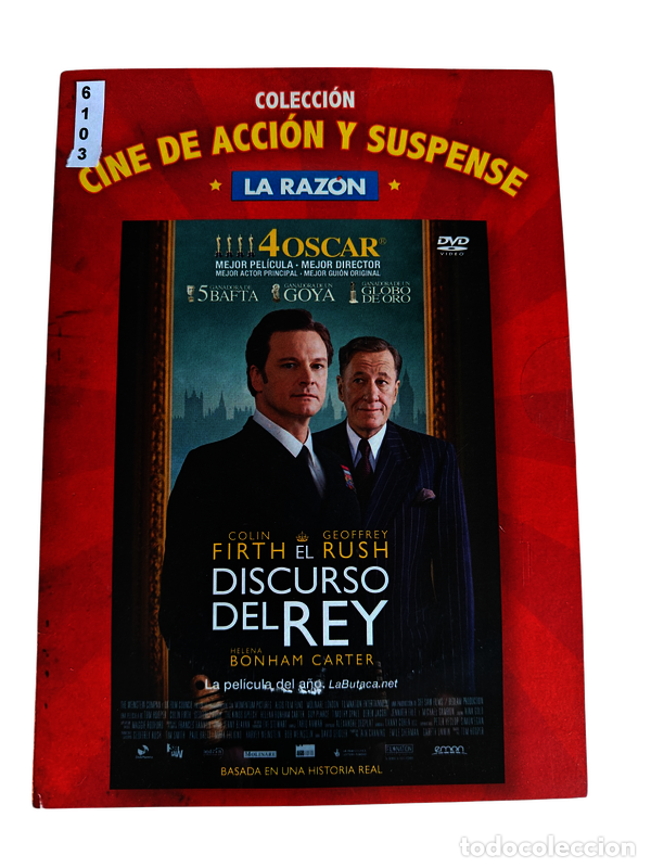 Cin&eacute;ma: CNT6103 El discuro del rey DVD EDICION CARTON