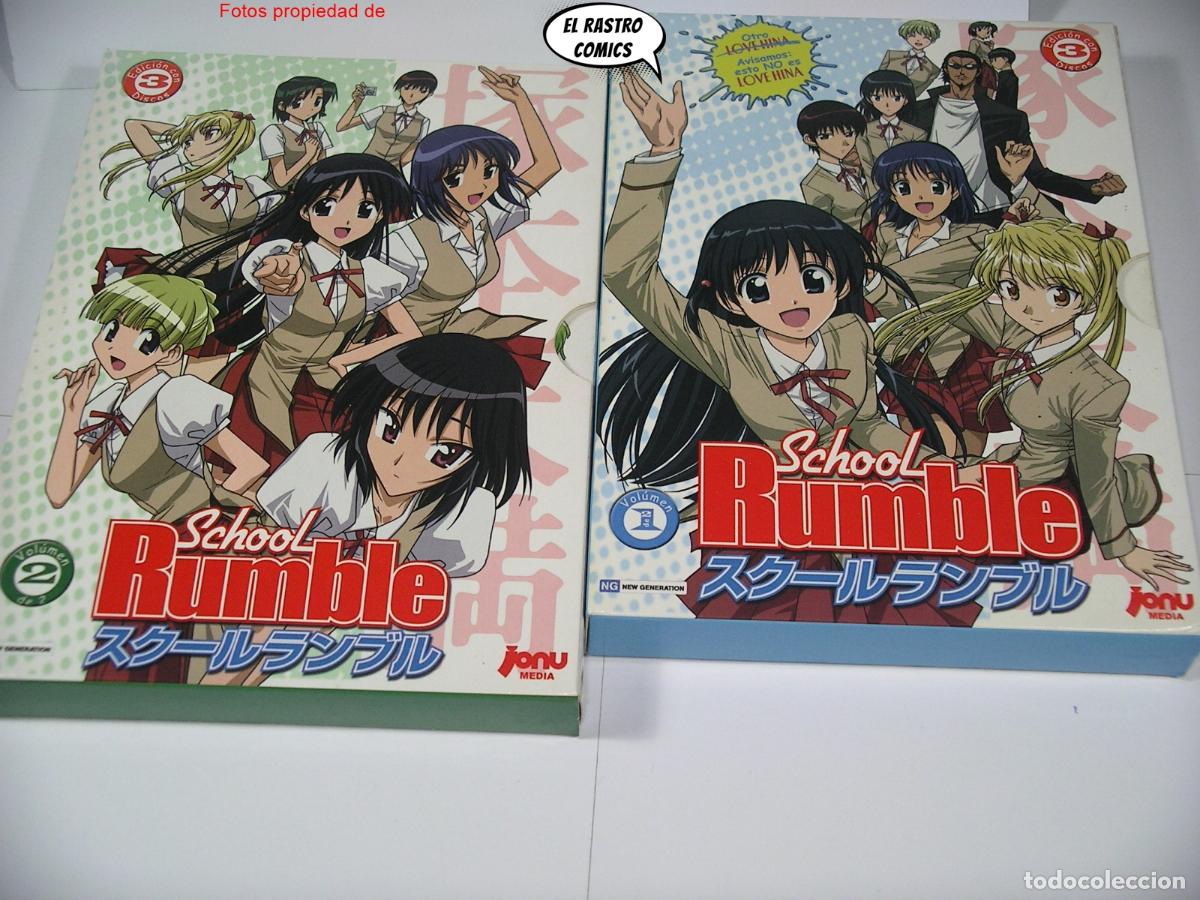Cinema: School Rumble, Serie completa en 6 DVD, 26 episodios y extras, manga anime D7