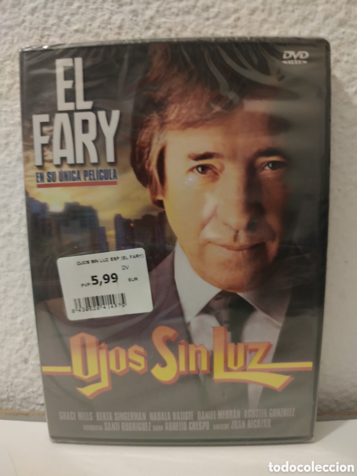 Cinema: Dvd - Ojos sin luz - 1988 - Juan Alc&aacute;zar - El Fary - Drama. Romance - Cine espa&ntilde;ol - Precintado