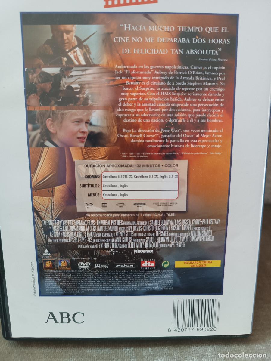 Cine: MASTER & COMMANDER, PETER WEIR - DVD - Foto 2