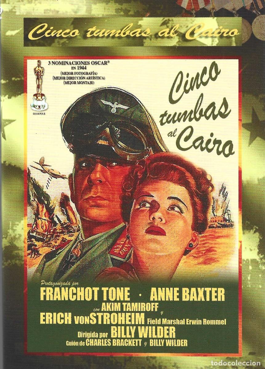 Cinema: CINCO TUMBAS AL CAIRO ANNE BAXTER (CAJA SLIM)