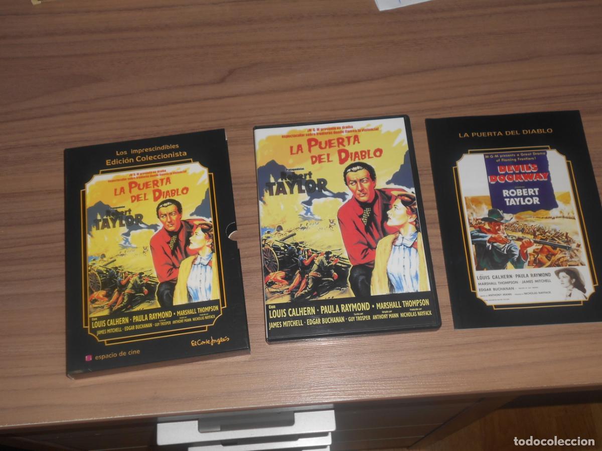 Cine: LA PUERTA DEL DIABLO Edicion Especial DVD + LIBRO 34 Pag. ROBERT TAYLOR Como NUEVA