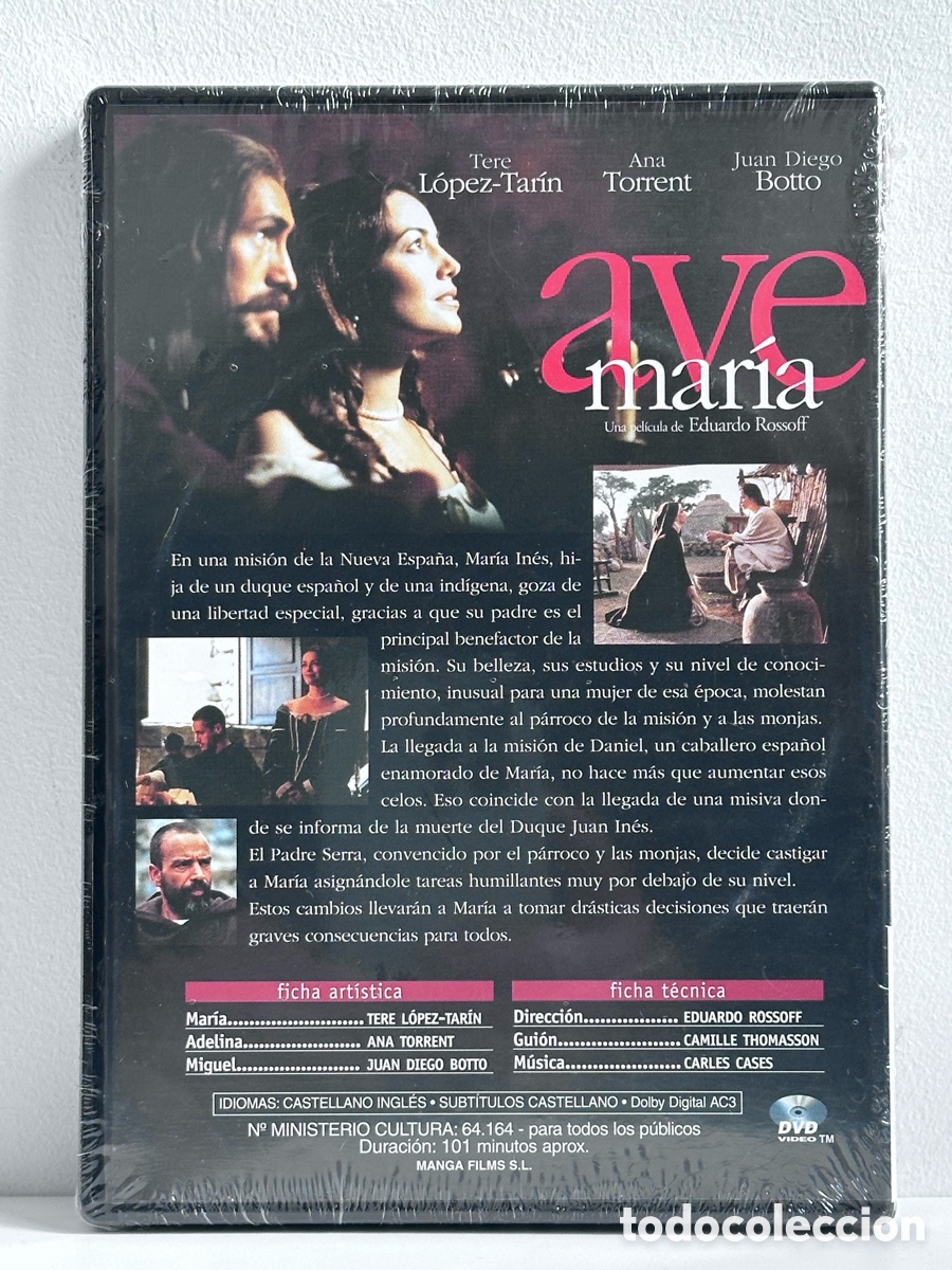 Cine: Ave Mar&iacute;a (DVD) *Precintado* - Foto 2