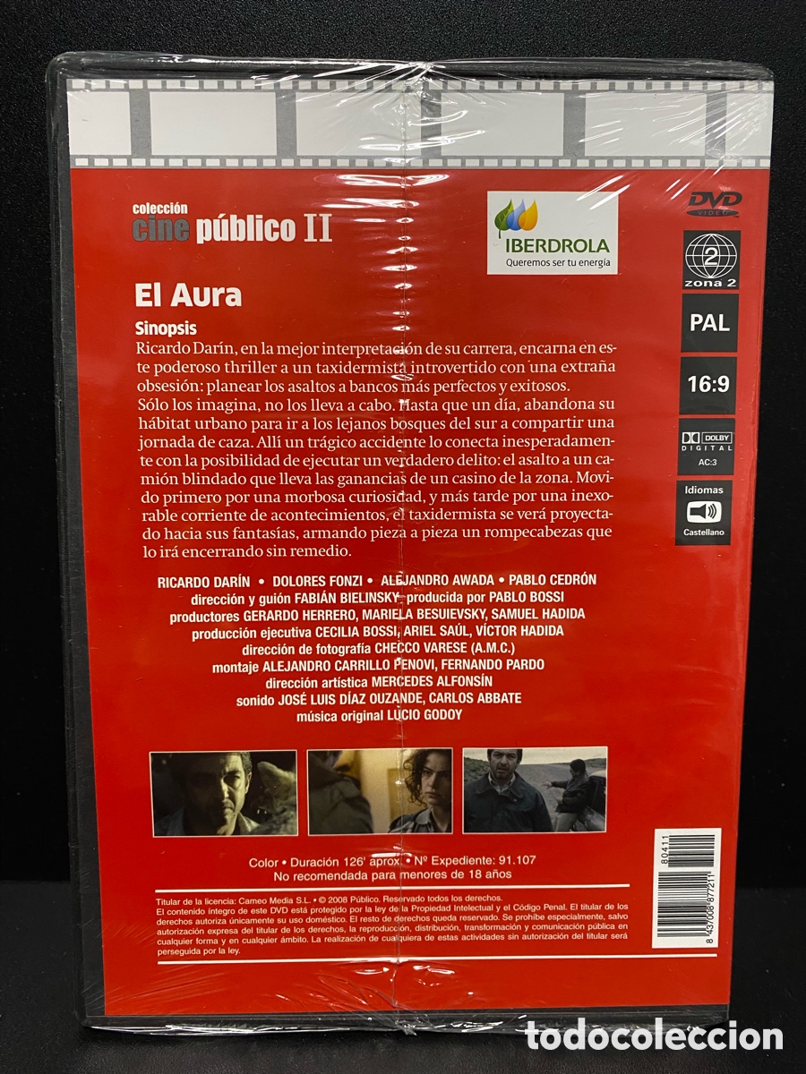 Cine: El Aura (DVD) - Foto 2