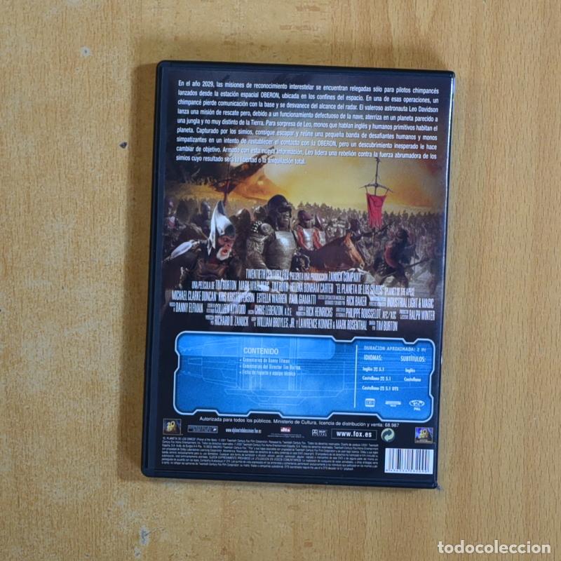 Cine: EL PLANETA DE LOS SIMIOS - DVD - Foto 2